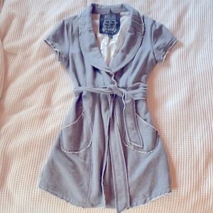 Anthropology Millard Fillmore Short-sleeve long jacket